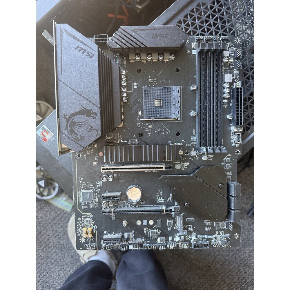 MSI MPG B550 GAMING PLUS AMD Socket AM4 DDR4 Desktop Motherboard